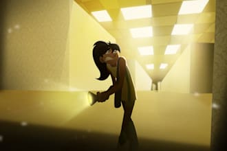 conceptual designs of your characters in a unique style