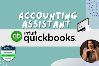 be your accounting assistant with quickbooks support