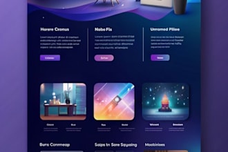 build a responsive react landing page