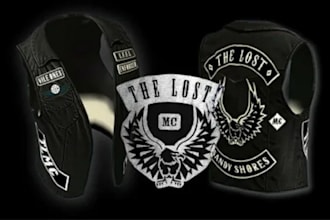 make fivem kuttes custom fivem clothing kuttes mc, mc vest,biker clothing kuttes