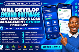 custom lending software loan servicing lending management system fintech app