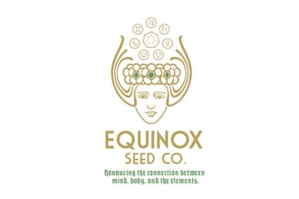 design particular unique cannabis seeds logo