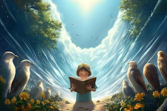 make bible themed childrens story book illustration kids story book illustration