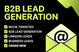 b2b lead generation linkedin sales navigator lead list leads gen
