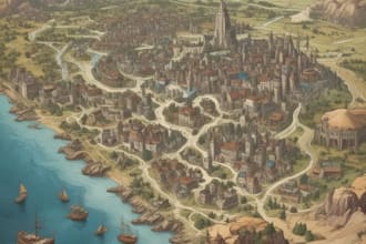 draw a custom map for fantasy