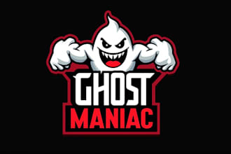 make different ghost spooky mascot logo for you with express delivery