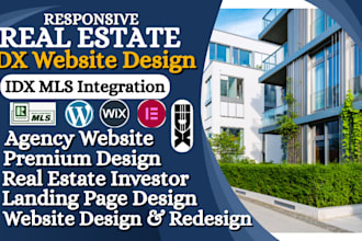 design real estate idx website real estate investor website luxury idx  website