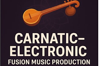 make indian classical and electronic music fusion for you