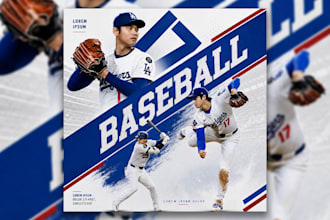 dynamic matchday post sport cards, sports flyer, sports posters