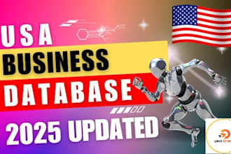 build for you 8 million USA business database leads email list