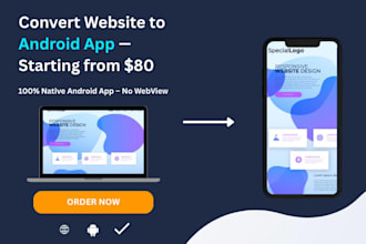 turn your web app or admin dashboard into a powerful android app