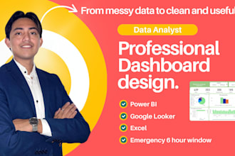 create a professional dashboard for data analytics