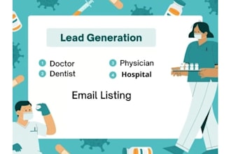 get doctor, dentist,and physician contact email leads of USA