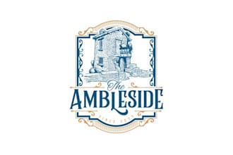 design traditional british country pub logo
