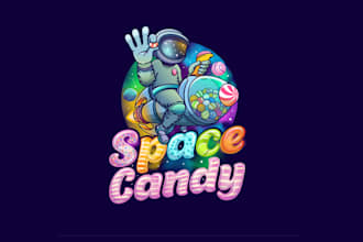 design eye catching candy brand logo