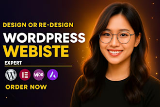 design and redesign, copy clone wordpress website using elementor