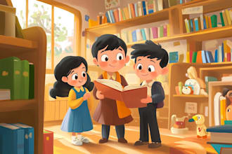 illustrate children story book illustration children story