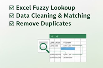 clean, match, and organize your messy data using excel fuzzy lookup