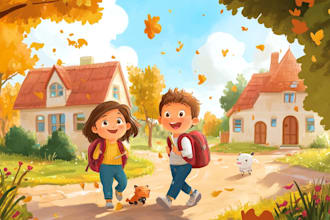 design children book illustration and cover children story