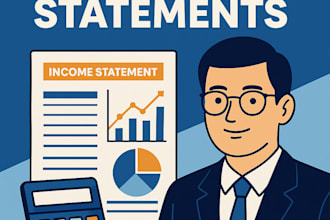 professionally prepare financial statements, profit and loss