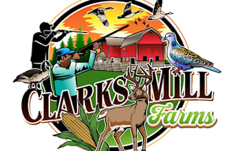 design wonderful hunting logo