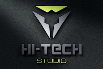 design a modern high tech logo for your business or startup