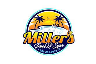 create wonderful and excellent pool service logo design