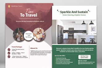 design professional design and flyer