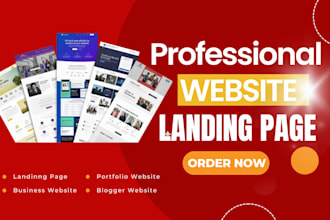 build a responsive HTML tailwind business website landing page