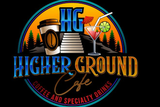 design a modern logo for your restaurant  cafe