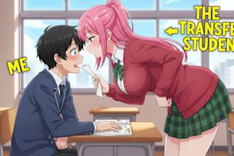 write manhwa and manga script for you