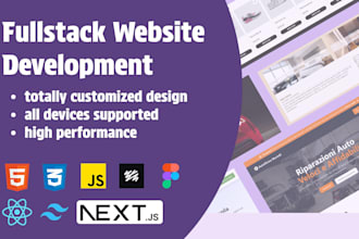 create your fullstack development website