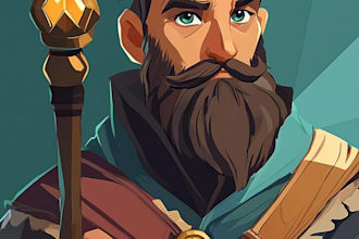 do 2d game character design and animation