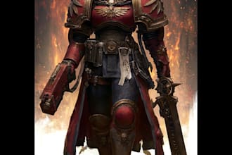 design imperial guard soldiers for warhammer 40k projects