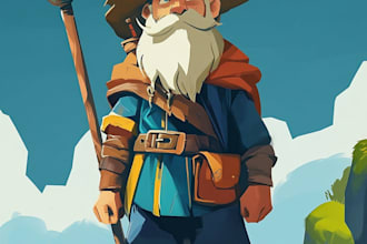 make 2d game characters and game assets