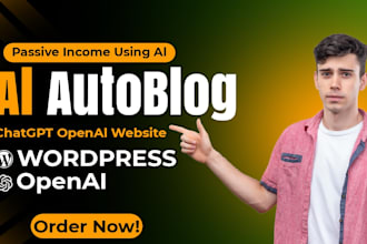 create an ai powered wordpress autoblog using chatgpt