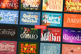 design a professional typography preview for your font
