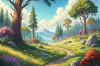 create 2d environment and game background for you