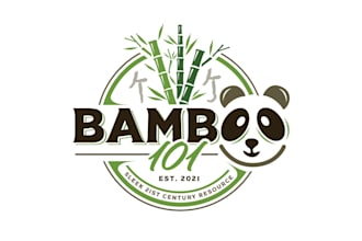 create awesome and gorgeous bamboo logo design