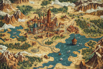 fantasy map design map illustration fantasy map
