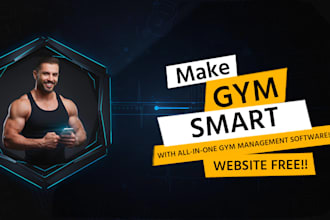 make CRM software for gym or business with free website