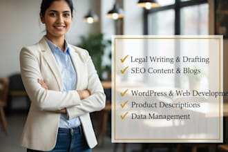write SEO blog posts, articles, and professional documents