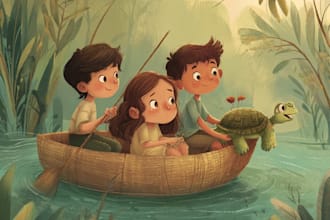 design children book illustration and children storybook