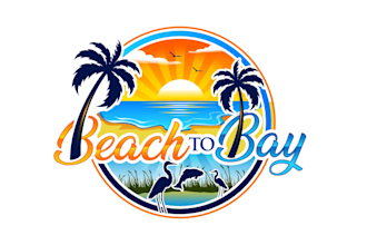 create graceful and fantastic beach  logo design