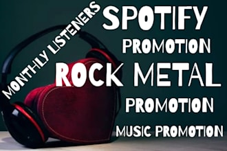 superfast USA UK germany rock metal playlist music promotion monthly listeners