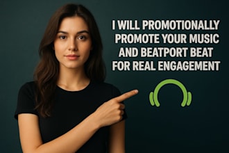promotionally promote your music and beatport beat for real engagement
