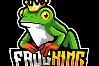 make a frog logo excellent design for your company