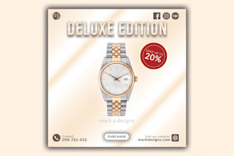 create a visually appealing poster ads for you