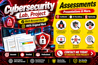 do cybersecurity technical writing, assessments and projects