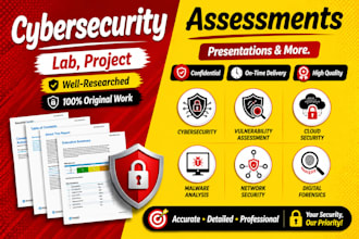 do cybersecurity technical writing, assessments and projects